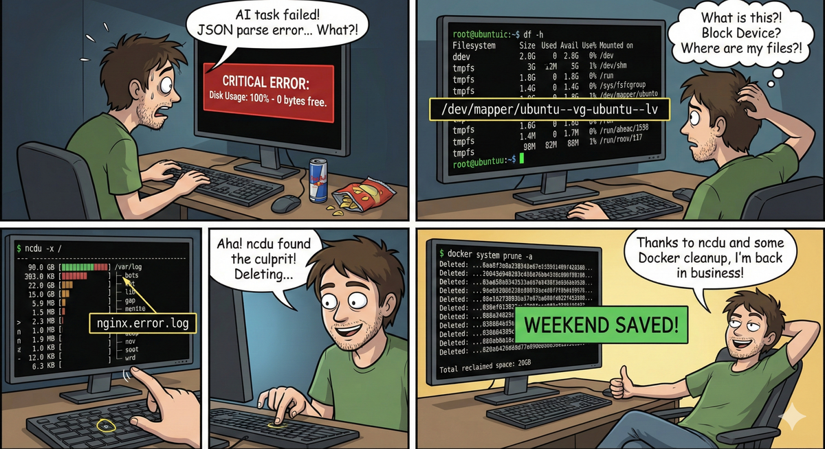 ncdu story