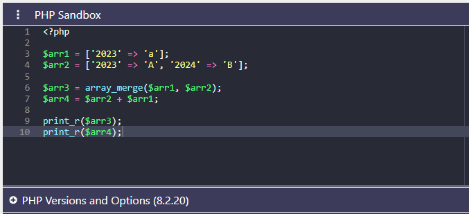 PHP 地雷篇: 神奇的 array_merge